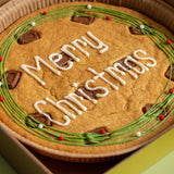 Giant Christmas Choc Chunk Cookie