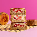 Limited Edition Fresh Strawberry Crème Brûlée Cookie Cup